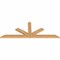 Ekena Millwork Saratoga Smooth Timber Gable Bracket, Western Red Cedar, 60"W x 22"H x 1 1/2"D x 3 1/2"F, 9/12 Pitch GBW060X22X0204SAR00SWR - alternate 5
